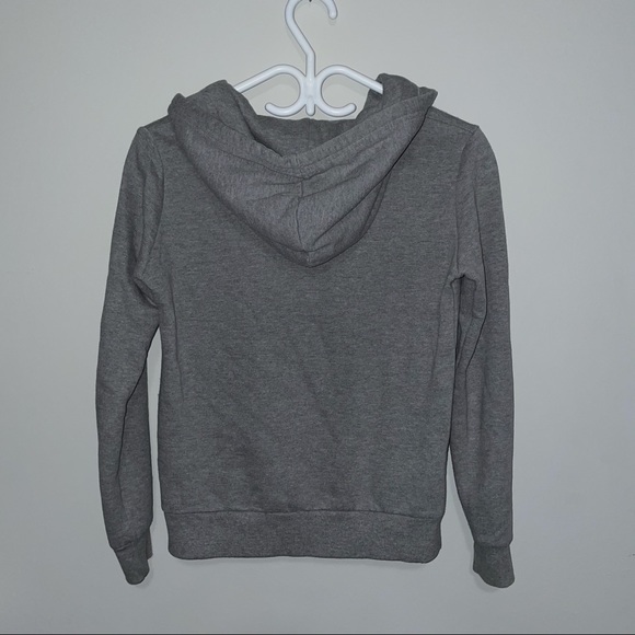 Grey Forever 21 Zip Up Hoodie - Picture 2 of 3